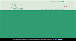 Desktop Screenshot of hotel-franziska.de